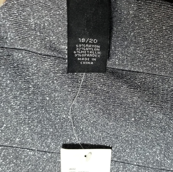 NWT Lane Bryant sparkly metallic skirt 18 / 20, stretchy can fit 22 - Picture 2 of 5